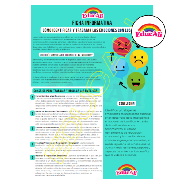 Como Identificar y Trabajar las Emociones
