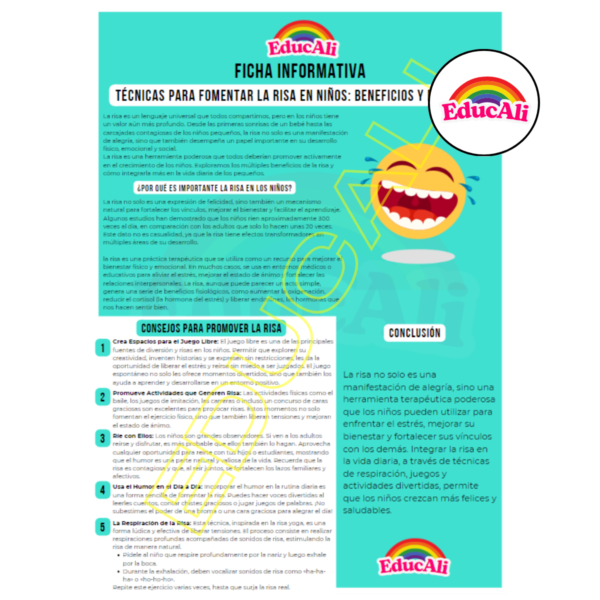 Tecnicas Para Fomentar la Risa en los Niños